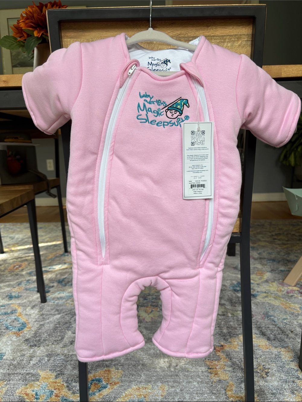 Baby Merlin's Magic Sleepsuit Pink size Large